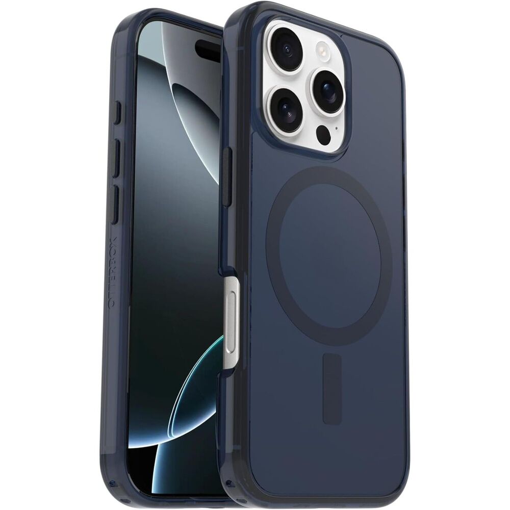 OtterBox Symmetry Clear Case for iPhone 16 Pro MagSafe Baby Blue Jeans